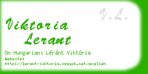 viktoria lerant business card