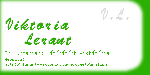 viktoria lerant business card